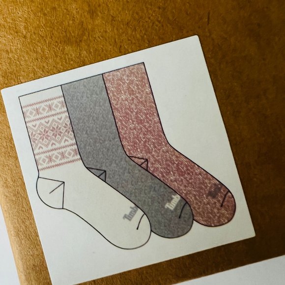 TIMBERLAND Women's 3 Pair Wool Blend Boot Socks NIB - Picture 2 of 5